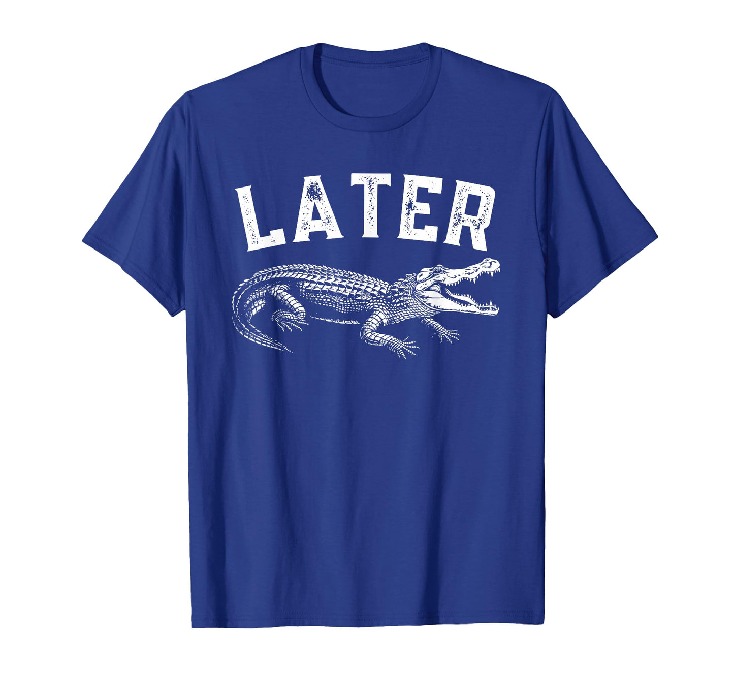 Funny Alligator Apparel Later Gator Alligator Graphic T-Shirt for Men & Women - Black - Small