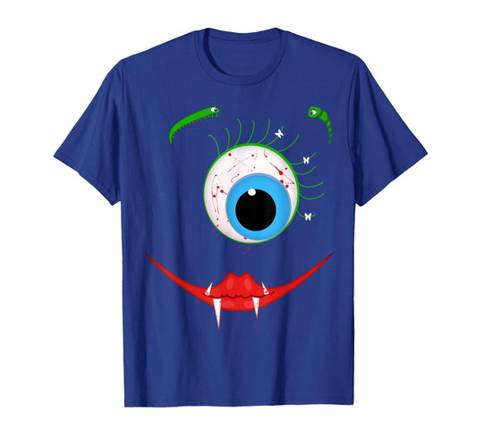 Cute Scary One-Eyed Bloodsucking Monster Halloween Costume T-Shirt