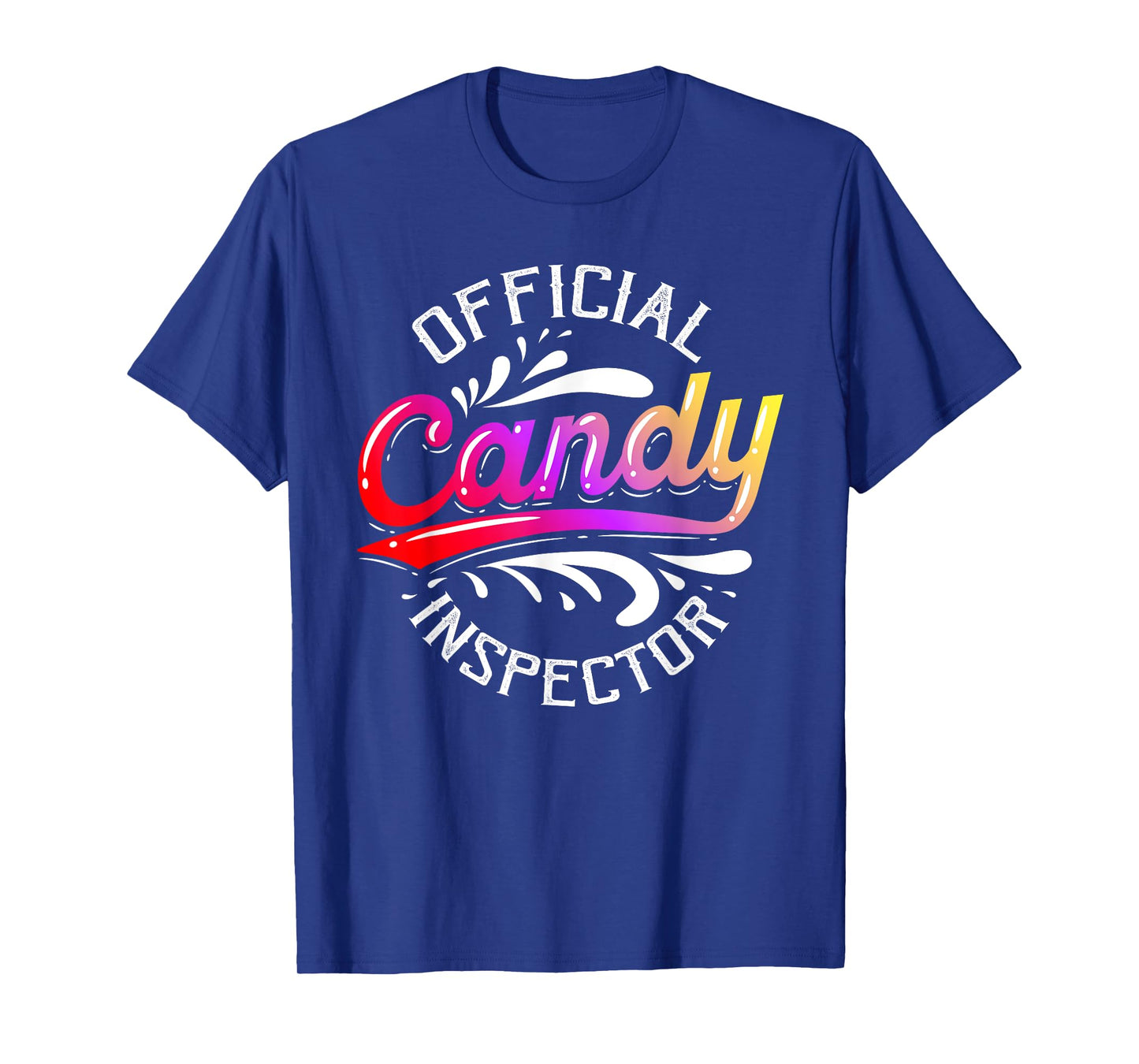 Funny Halloween Retro Vintage Candy Inspector Costume T-Shirt