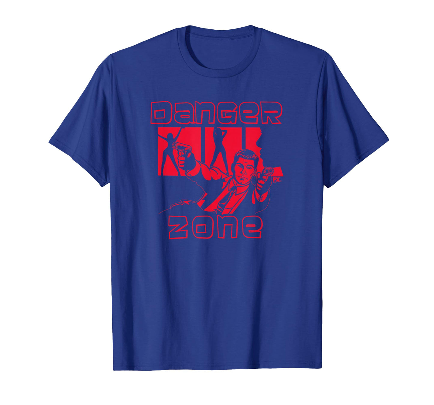 Archer Danger Zone Action Spy Scene Cartoon T-Shirt