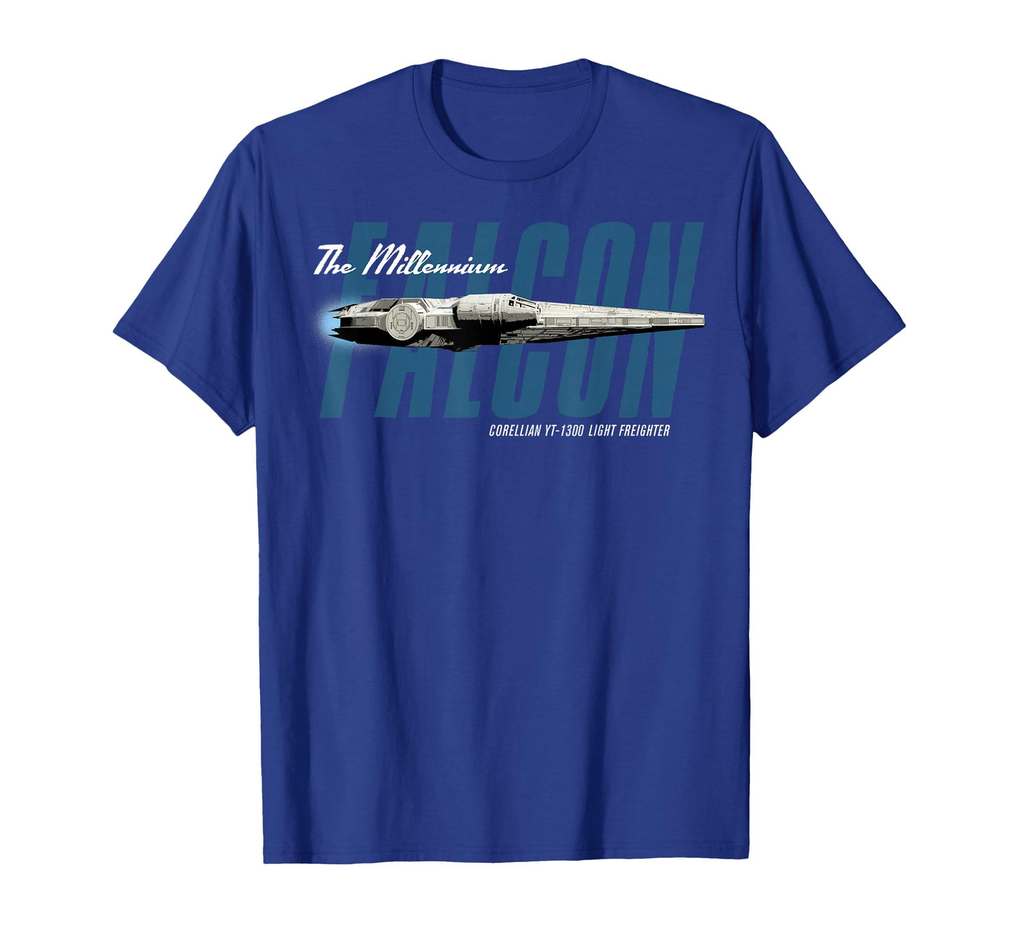 Star Wars Han Solo Movie Falcon Flyby Text Graphic T-Shirt T-Shirt
