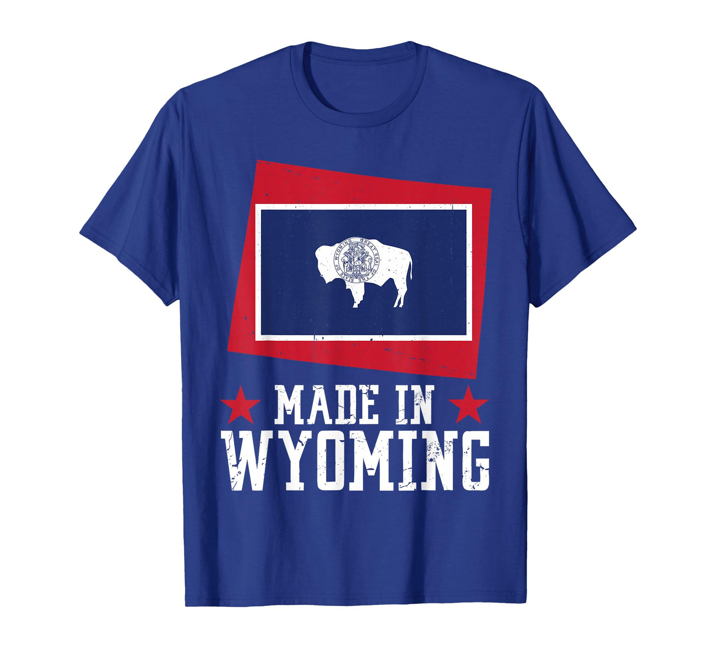 Made in Wyoming - Wyoming Pride US State Wyoming Flag T-Shirt