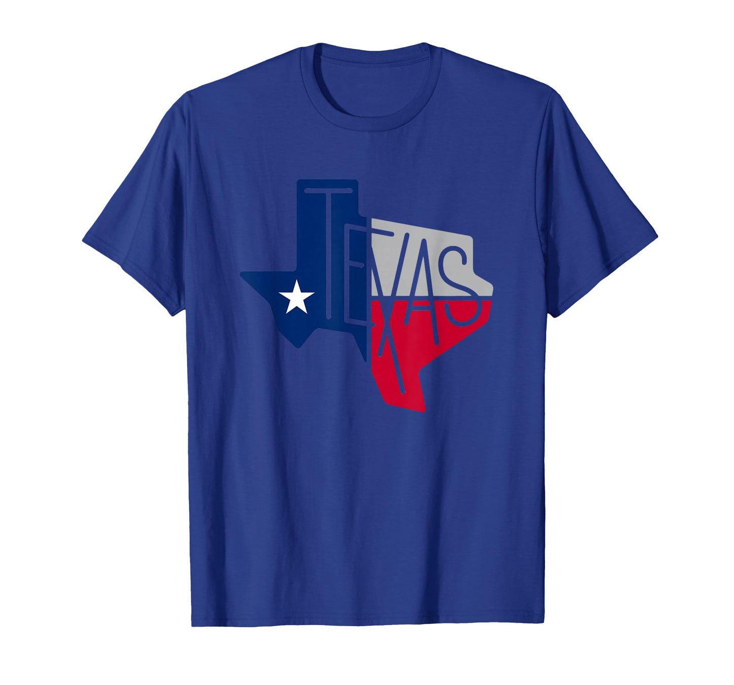 Beautiful Texas State Flag Star Silhouette T-Shirt