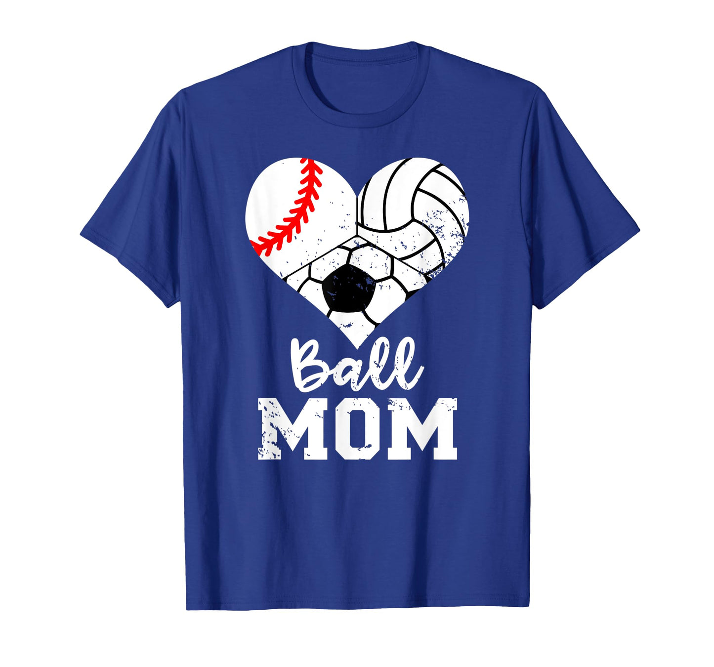 Ball Mom Funny Baseball Volleyball Soccer Mom T-Shirt