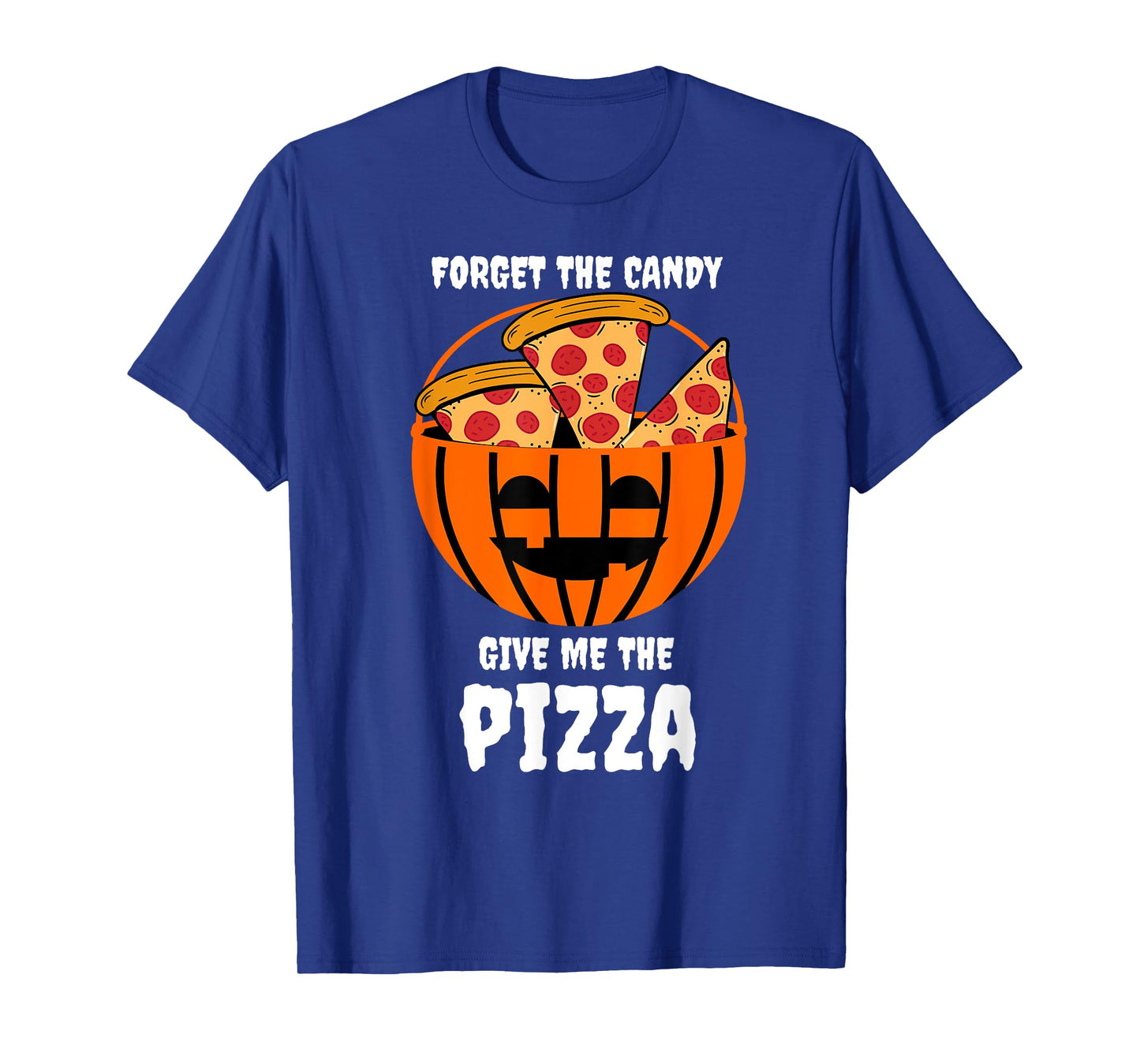 Pizza Pumpkin Jackolantern Costume Easy Halloween Gifts T-Shirt