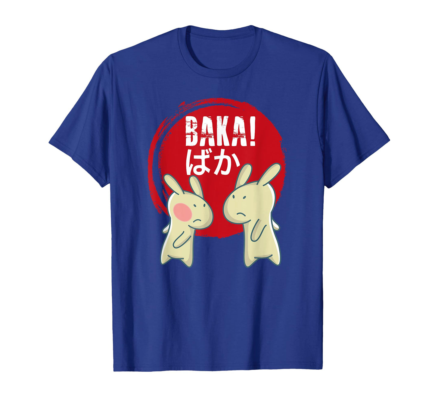 Funny Baka! Japanese Anime Rabbit Slap Manga Tee Shirt T-Shirt