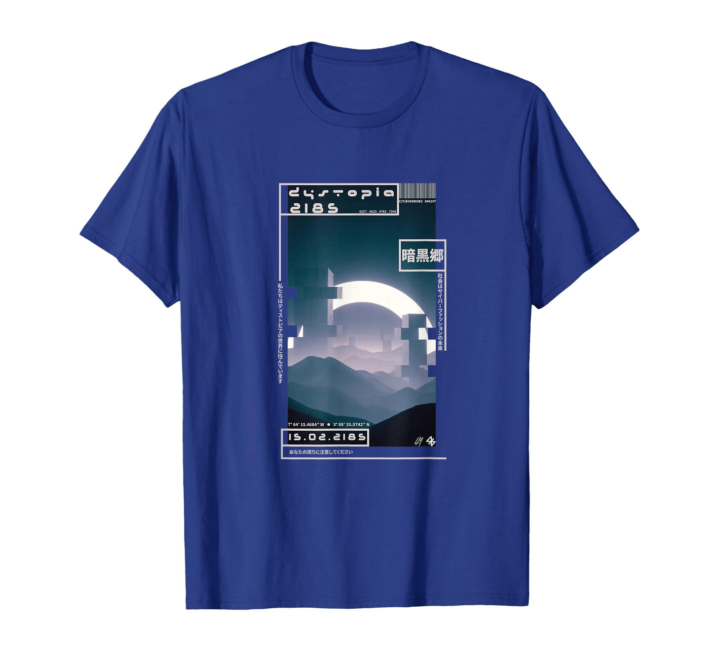 Techwear Cyberpunk Streetwear Japanese Dystopia 2185 T-Shirt