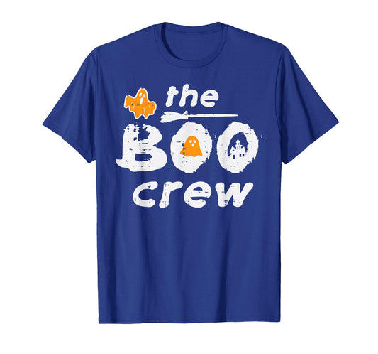 Halloween The Boo Crew Matching Costume Squad Men Women Kids T-Shirt