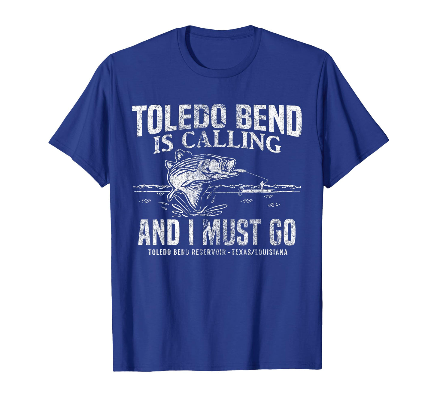 Toledo Bend Is Calling Shirt Funny Texas Bass Fishing Gift T-Shirt