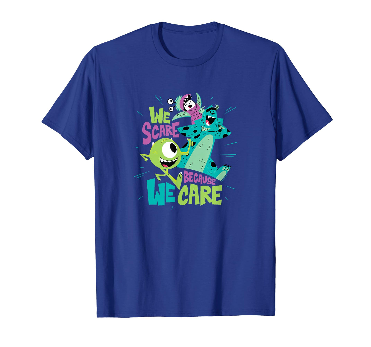 Disney Pixar: Monsters, Inc. - We Scare Because We Care T-Shirt