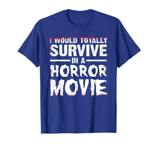 Funny Horror Movie Art for Men Women Halloween Scary Movies T-Shirt