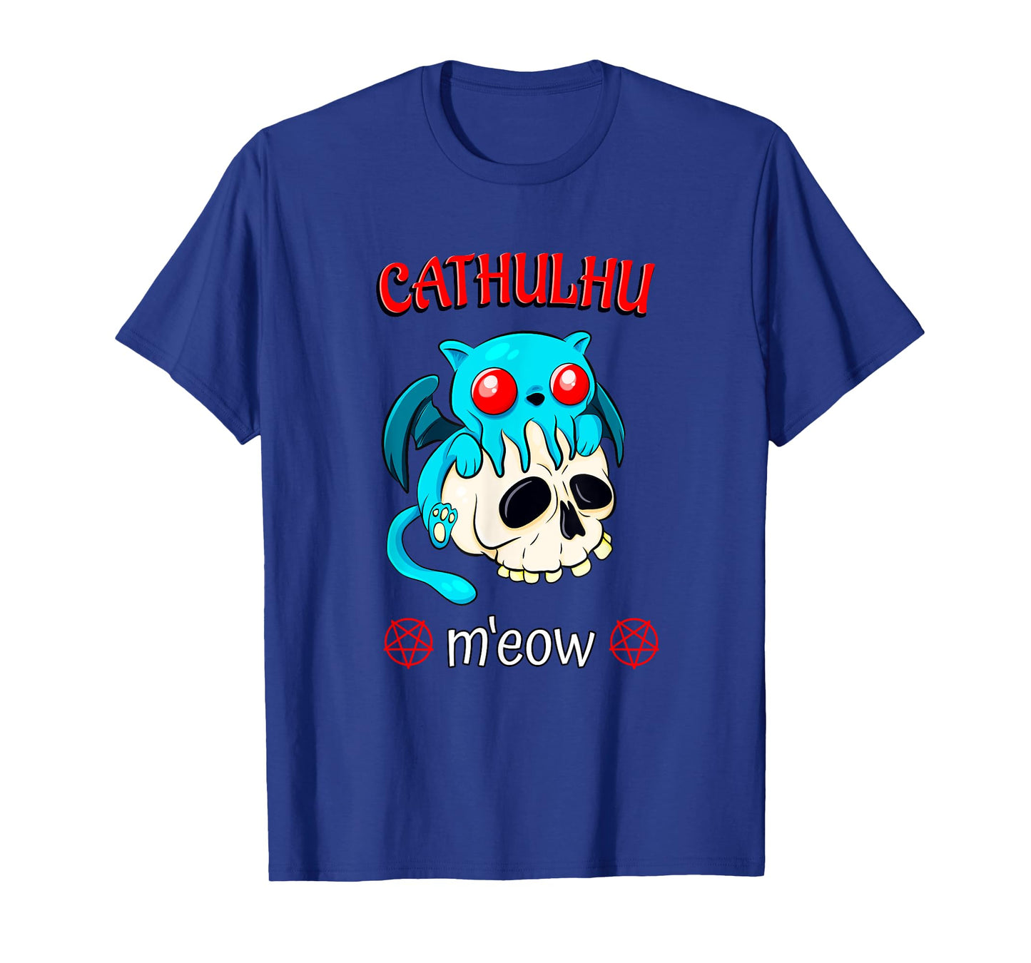 Cthulhu Cat Funny Horror Kawaii Cathulhu M'eow T-Shirt