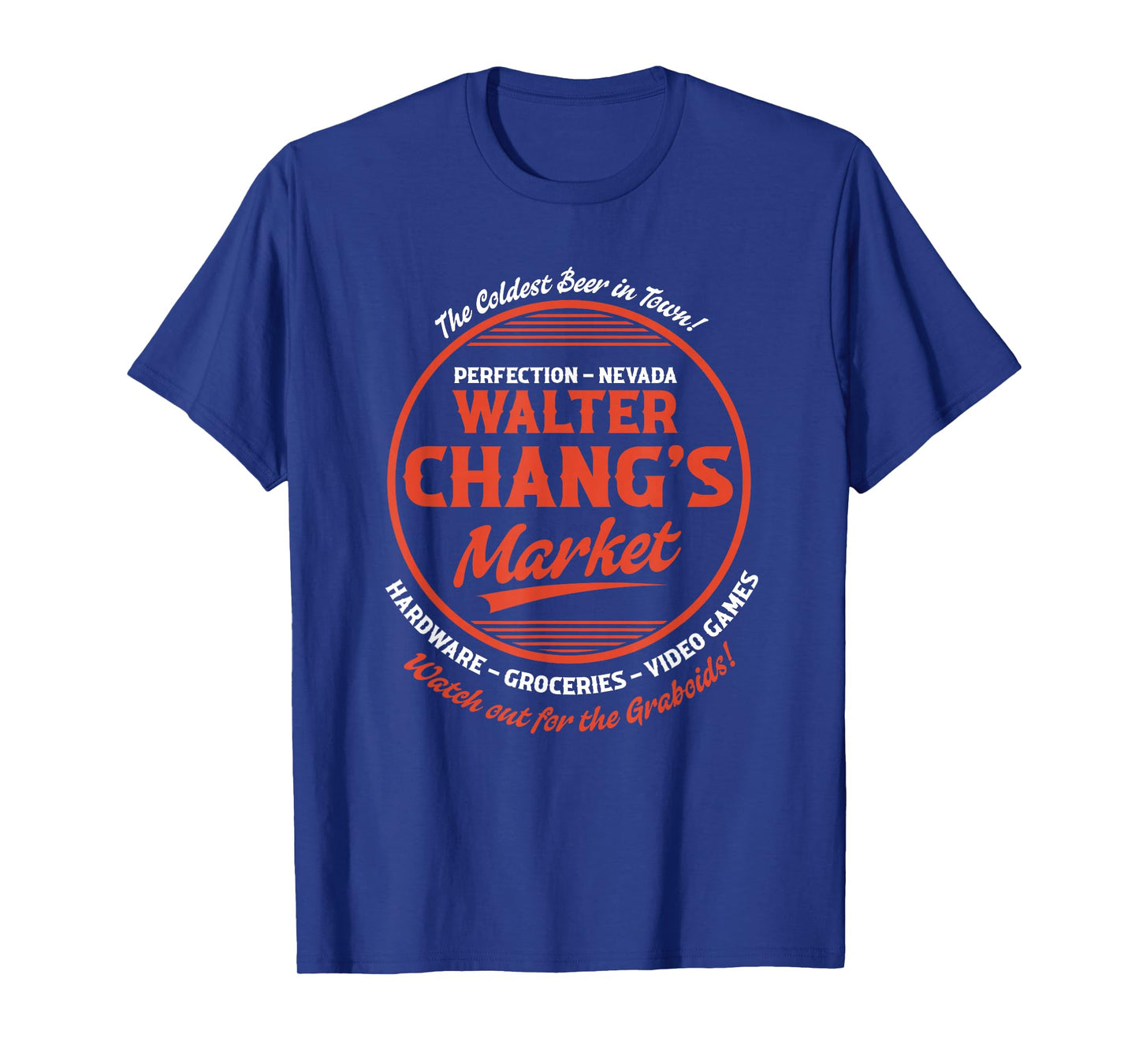 Walter Changs Market - Cold Beers and Graboids T-Shirt