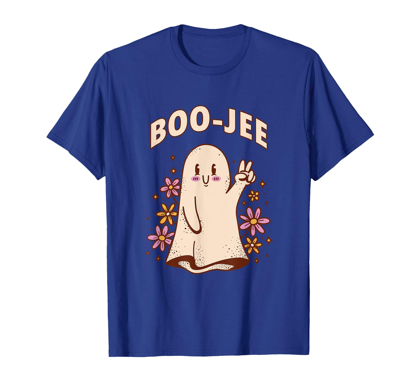 Cute Ghost Spooky Season Halloween Costume Boogee Boo-Jee T-Shirt