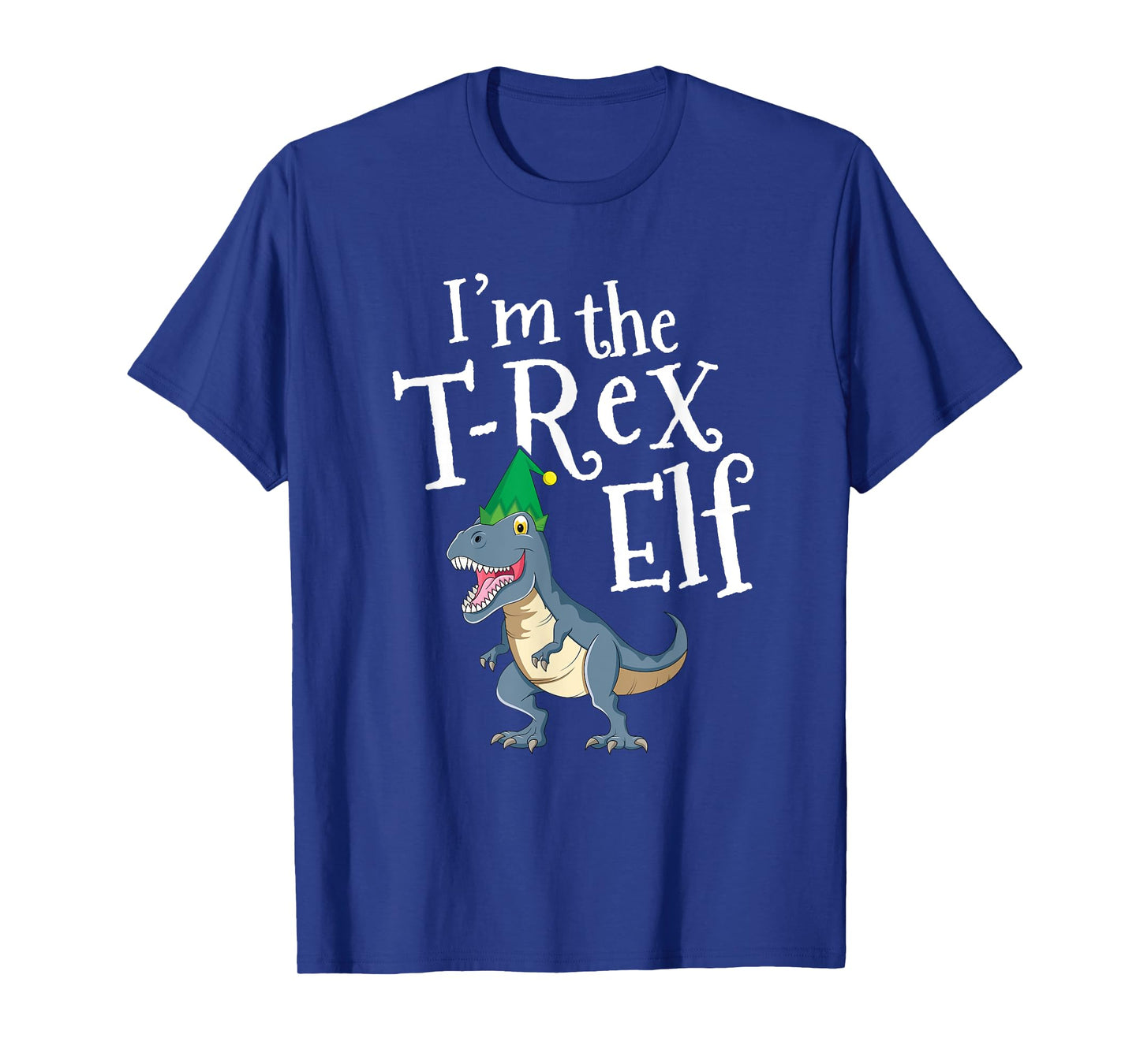 I'm T-Rex Elf TRex Dinosaur Kids Matching Family Christmas T-Shirt