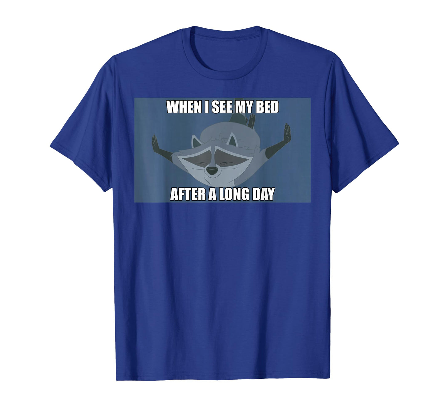 Disney Pocahontas Meeko When I See My Bed Meme T-Shirt