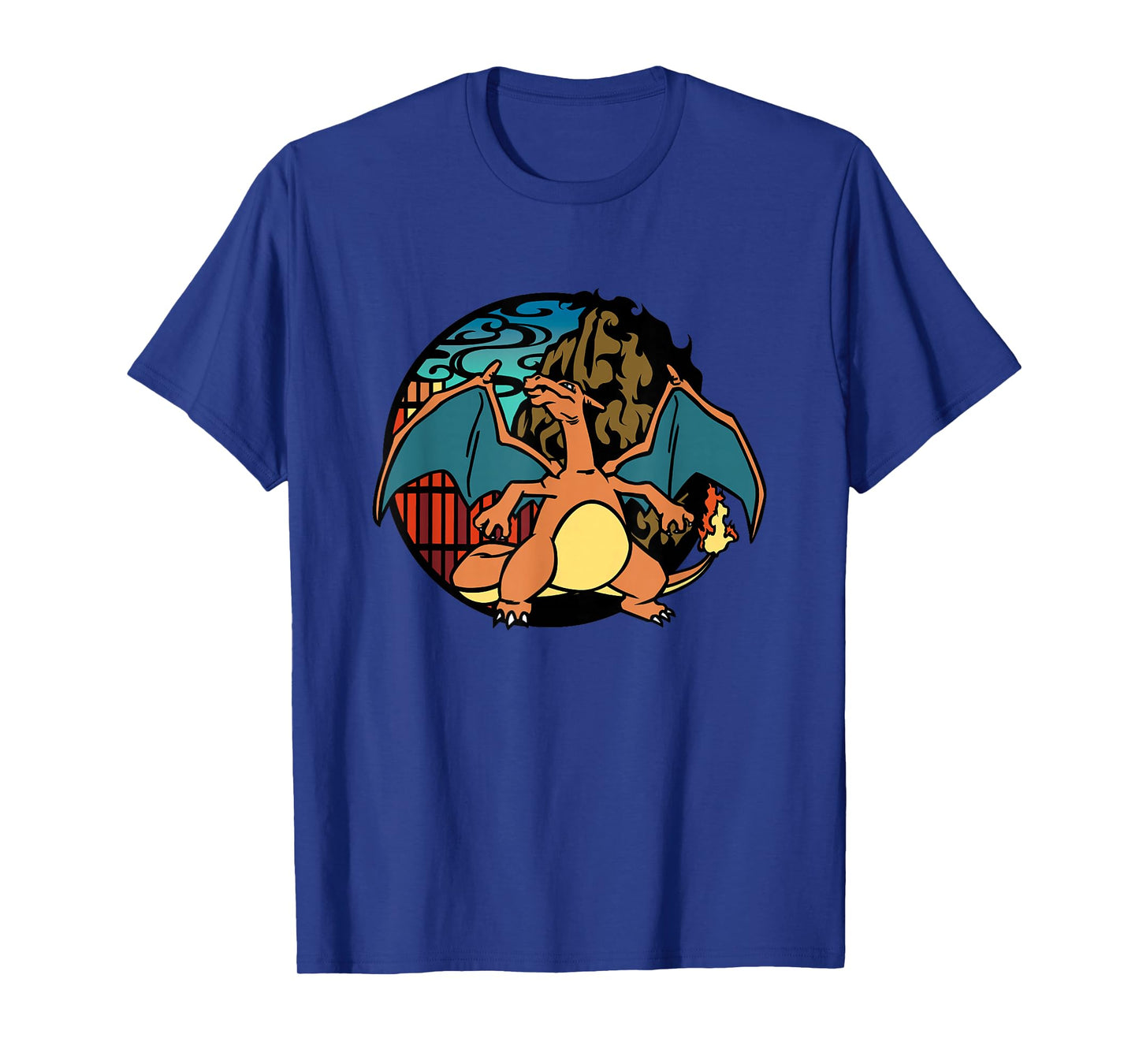 Pokémon Epic Charizard Ready To Fight Big Chest Badge Logo T-Shirt