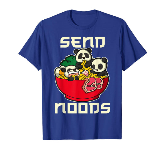 Japanese Anime Kawaii Ramen Noodles Panda T-Shirt