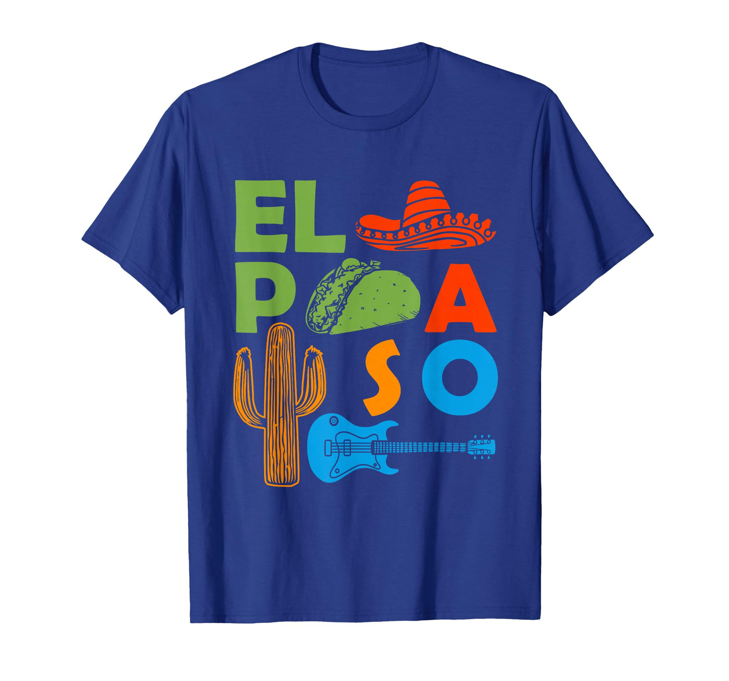 El Paso Texas Souvenir Men Trip Cactus El Paso T-Shirt