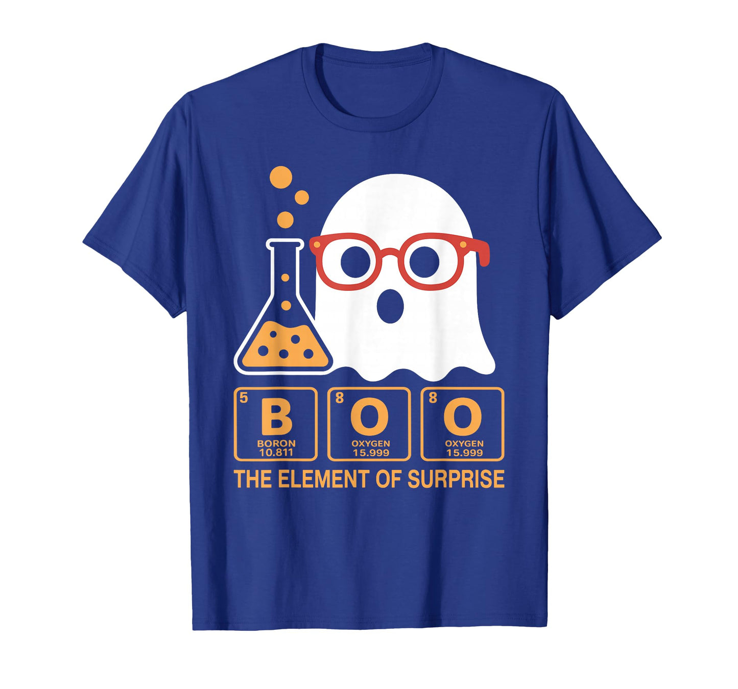 Chemistry Boo The Element of Surprise Cute Chemist Halloween T-Shirt