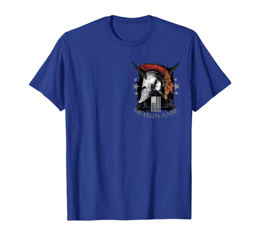 Molon Labe Spartan Helmet – Come and Take It – 2nd Amendment T-Shirt