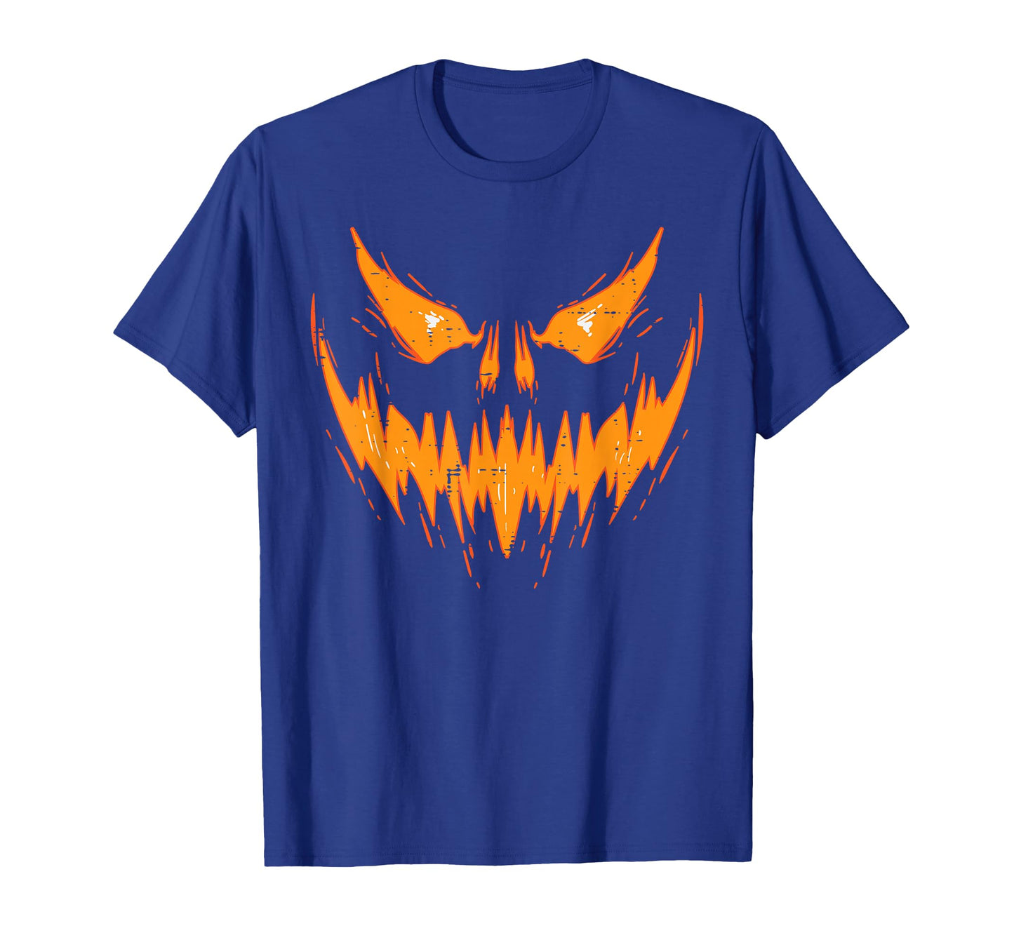 Scary Spooky Jack O Lantern Face Pumpkin Halloween Men Boys T-Shirt