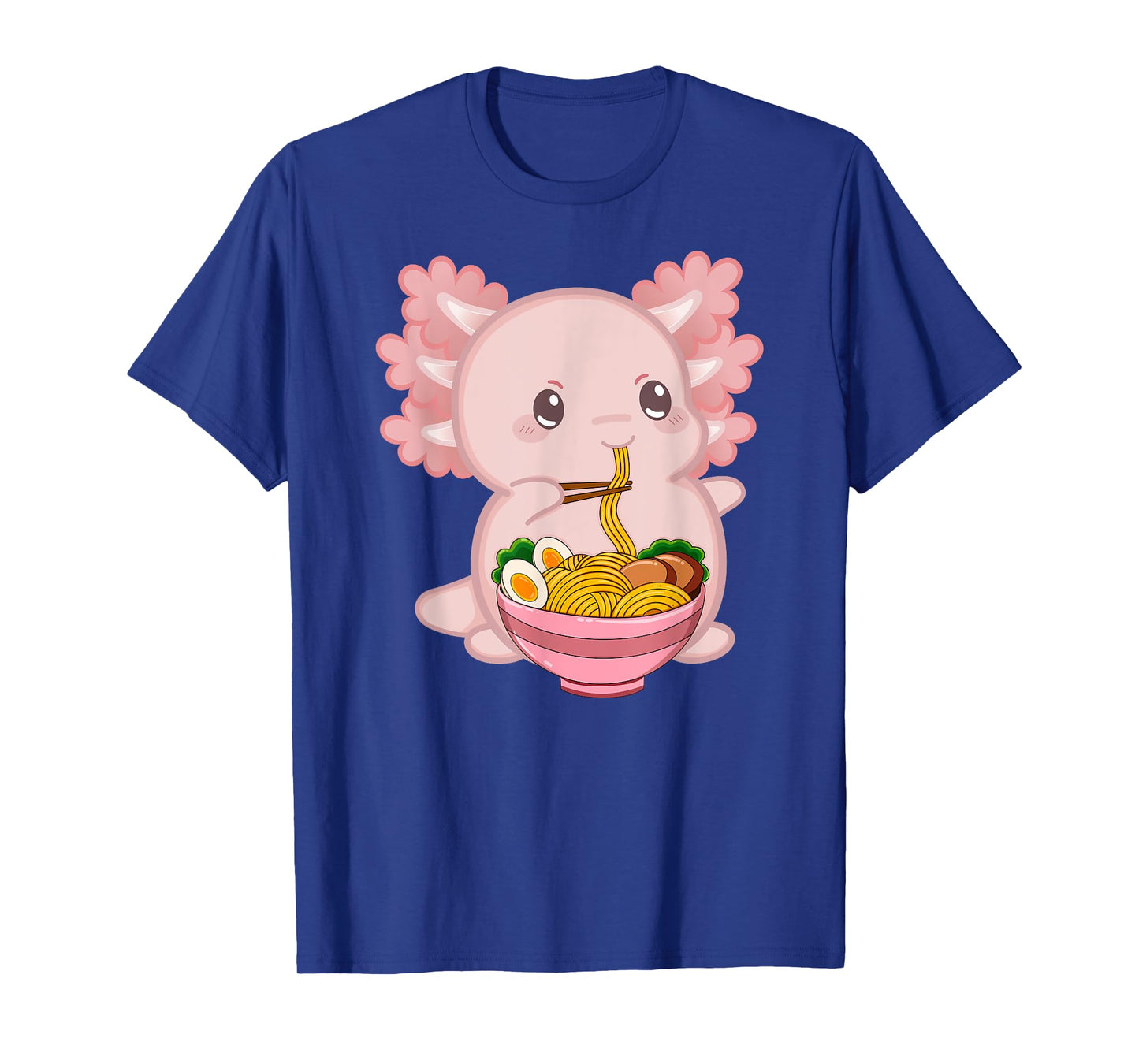 Cute Anime Merch & Kawaii Stuff For Girls Or Kids Kawaii Axolotl Ramen Noodles Teen Girls Kids Japanese Anime T-Shirt