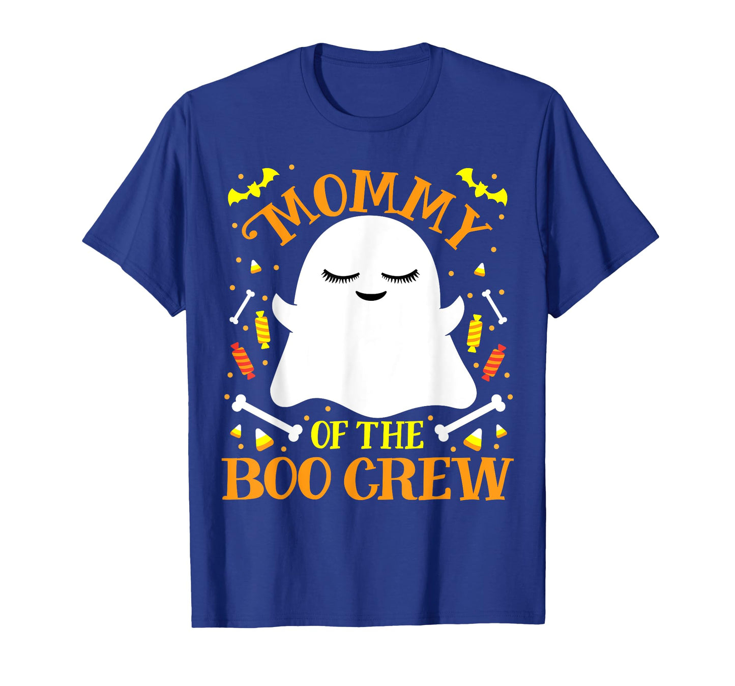 Mommy Boo Crew Ghost Matching Family Womens Mom Halloween T-Shirt