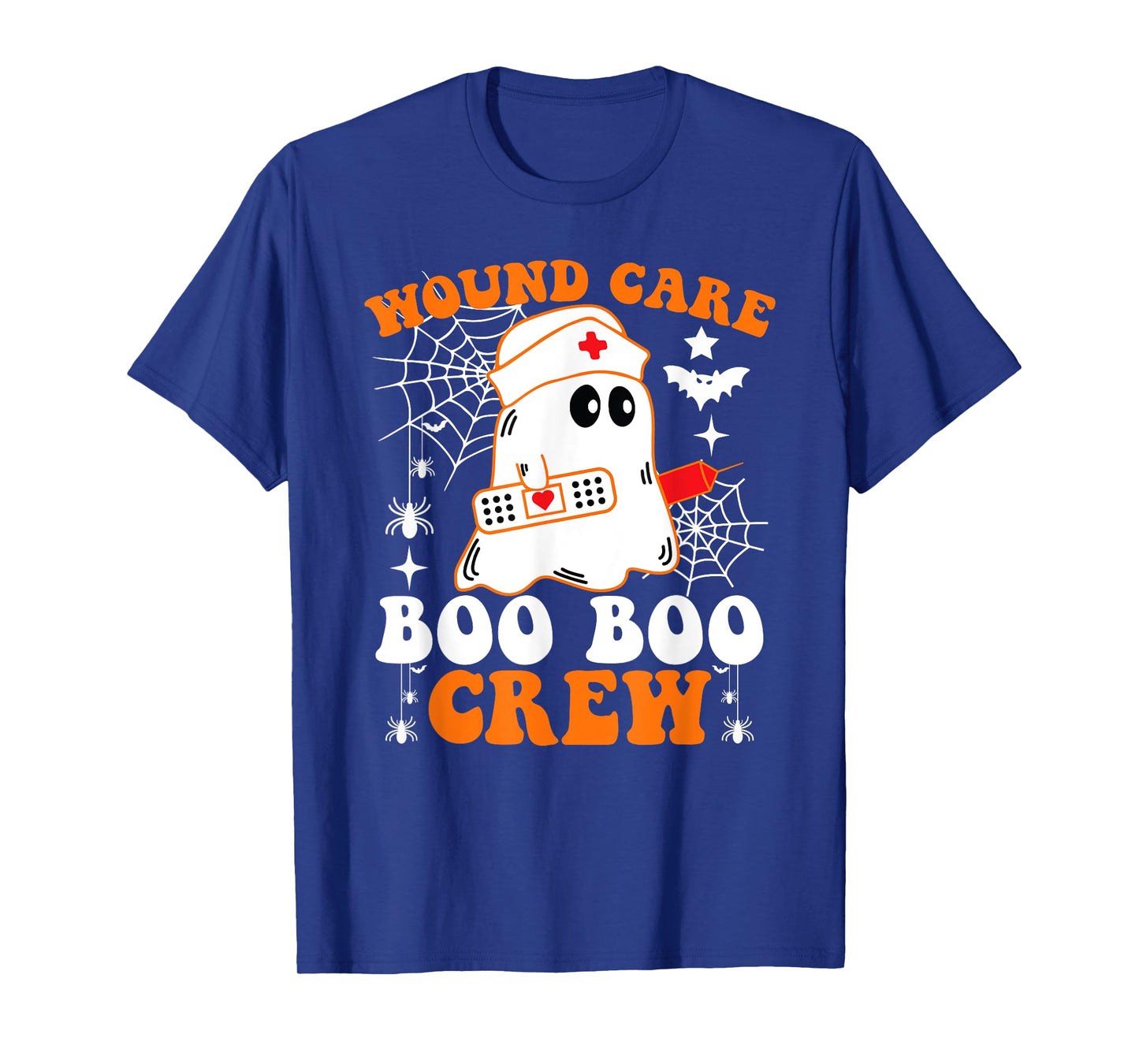 Wound Care Boo Boo Crew Shirt Funny Nurse Ghost Halloween T-Shirt