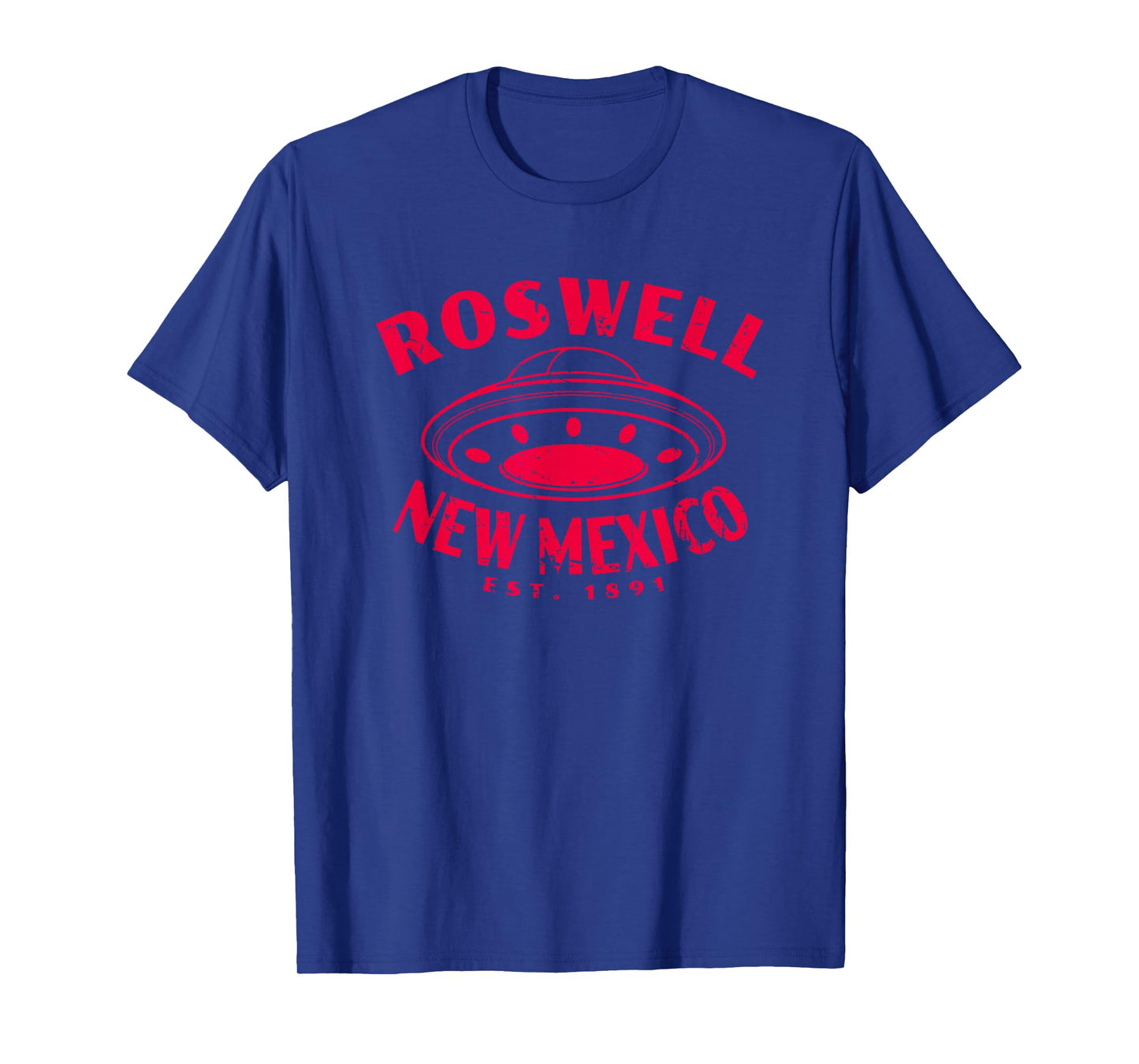 Vintage Roswell New Mexico UFO Road Trip City Souvenir T-Shirt