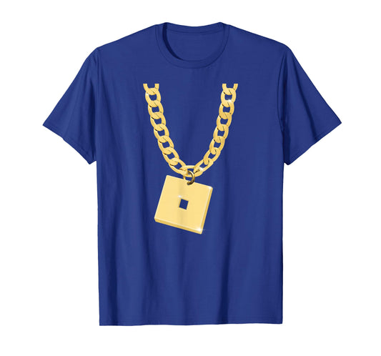 Funny robux chain nad pendant design T-Shirt