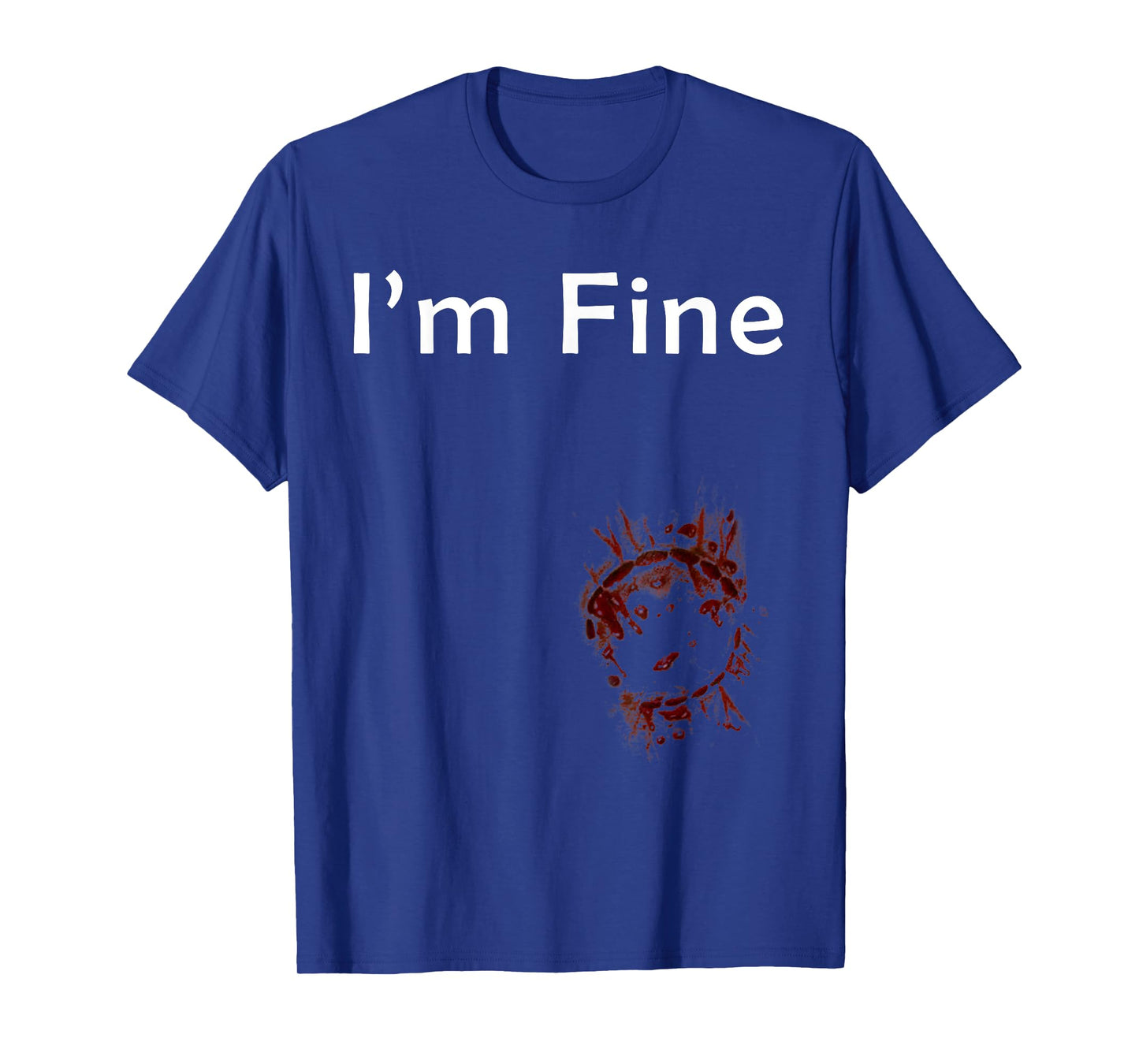I'm Fine zombie bite T-Shirt