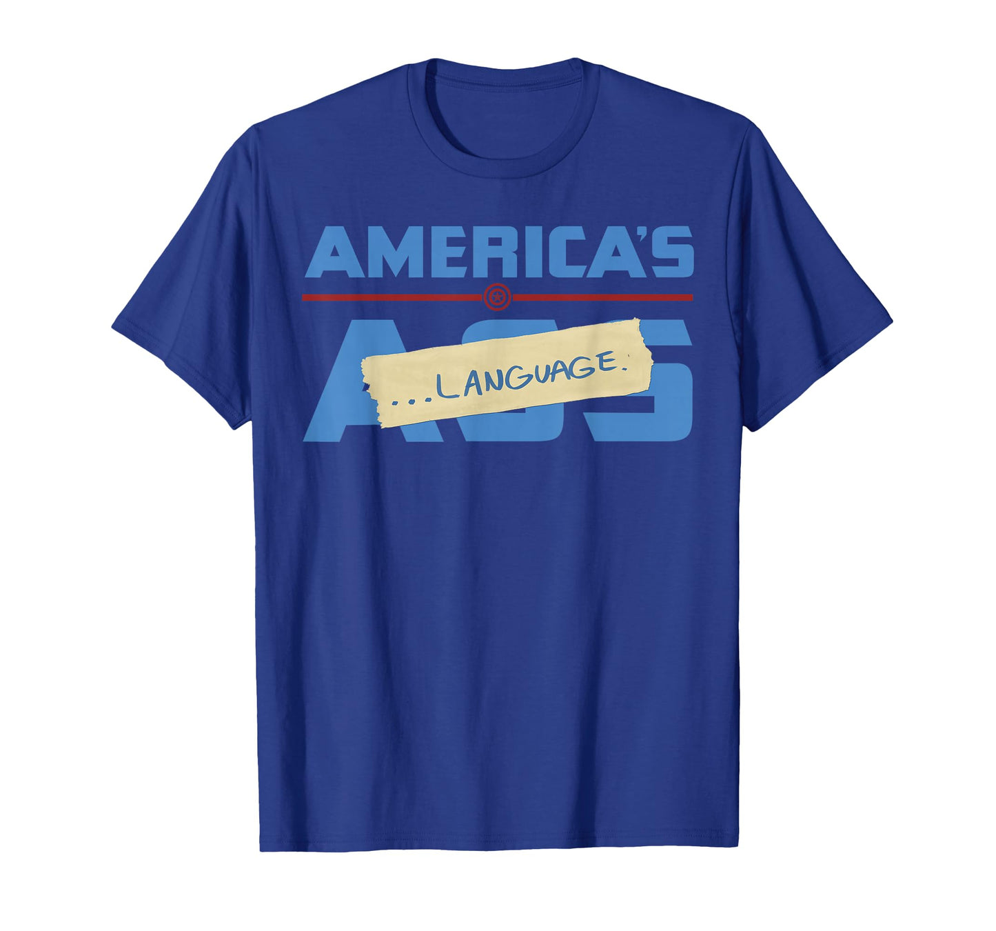 Marvel Avengers: Endgame Captain America America's Language T-Shirt