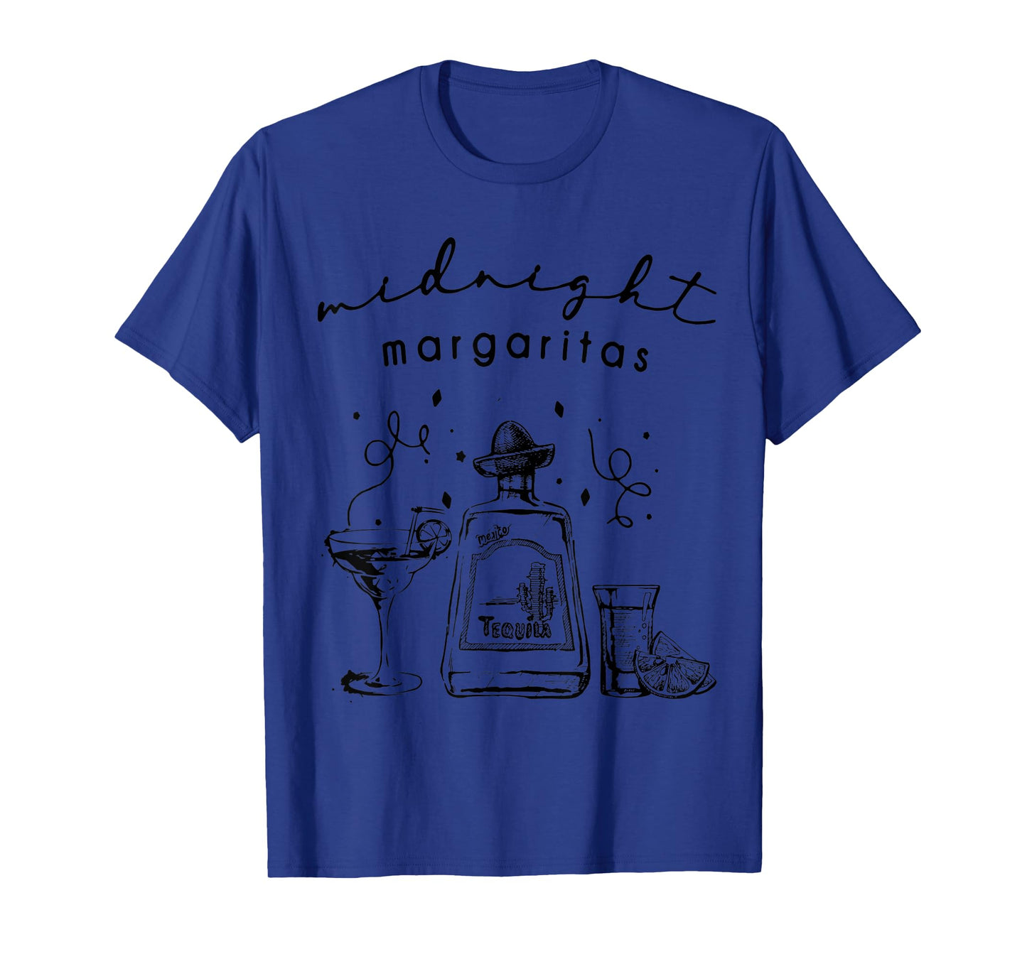 Midnight Margaritas For Witchy Women,Halloween Party Tee T-Shirt