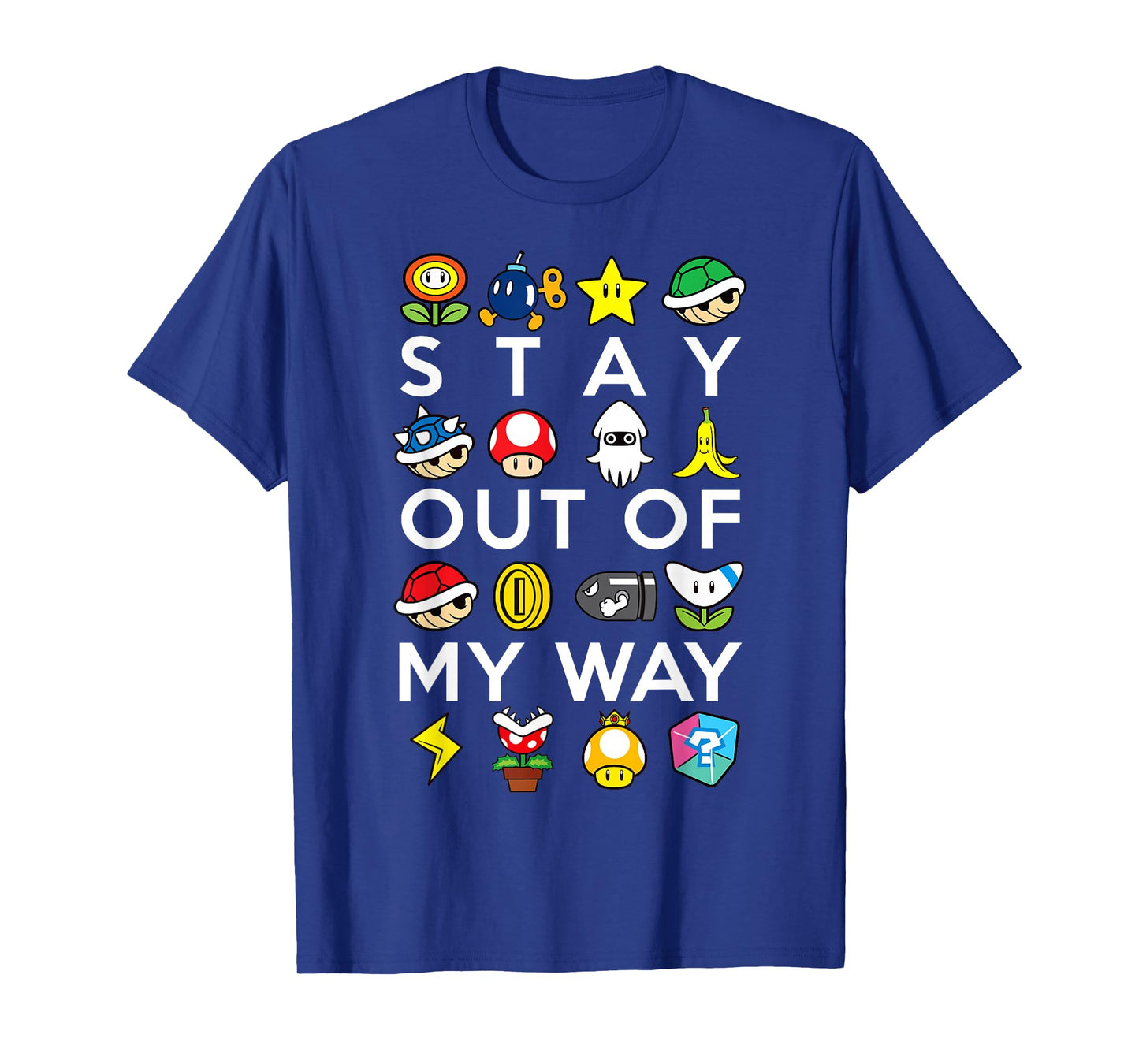 Nintendo Mario Kart Stay Out Of My Way Graphic T-Shirt T-Shirt