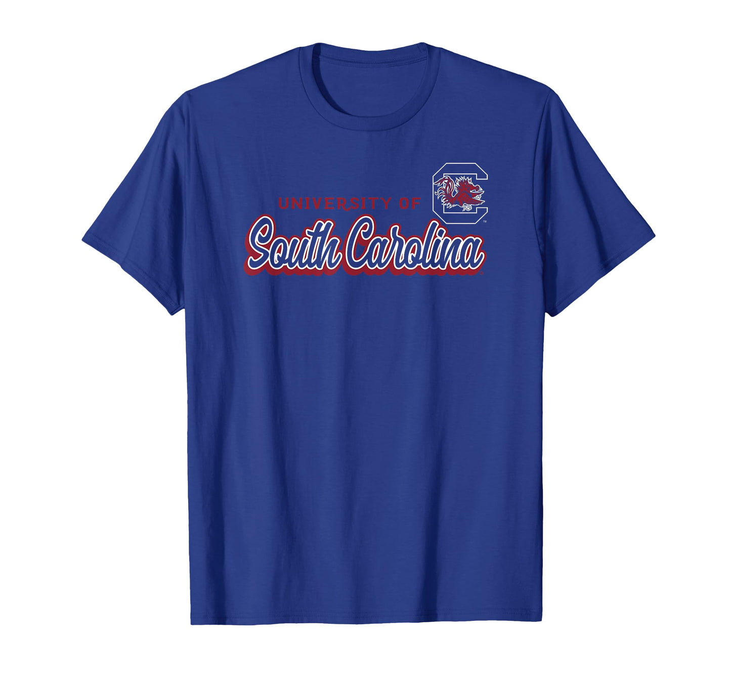 South Carolina Gamecocks Cursive Black Officially Licensed T-Shirt