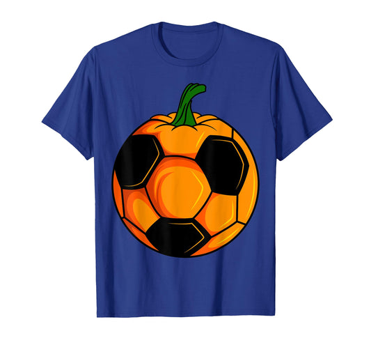 Halloween Pumpkin Soccer Ball Player Ball Team Sport T-Shirt