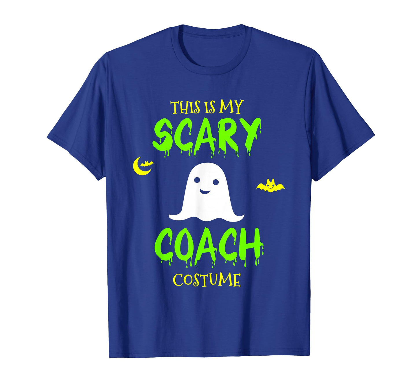 This Is My Scary Coach Costume Halloween T-Shirt Lazy Easy T-Shirt