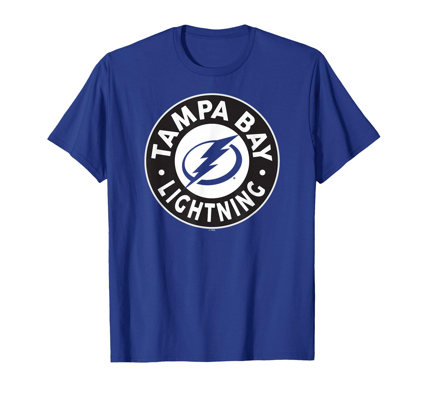Tampa Bay Lightning Symbol Blue Officially Licensed T-Shirt