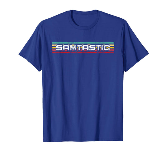 Retro Samtastic Gift for any name like Sam or Samantha T-Shirt