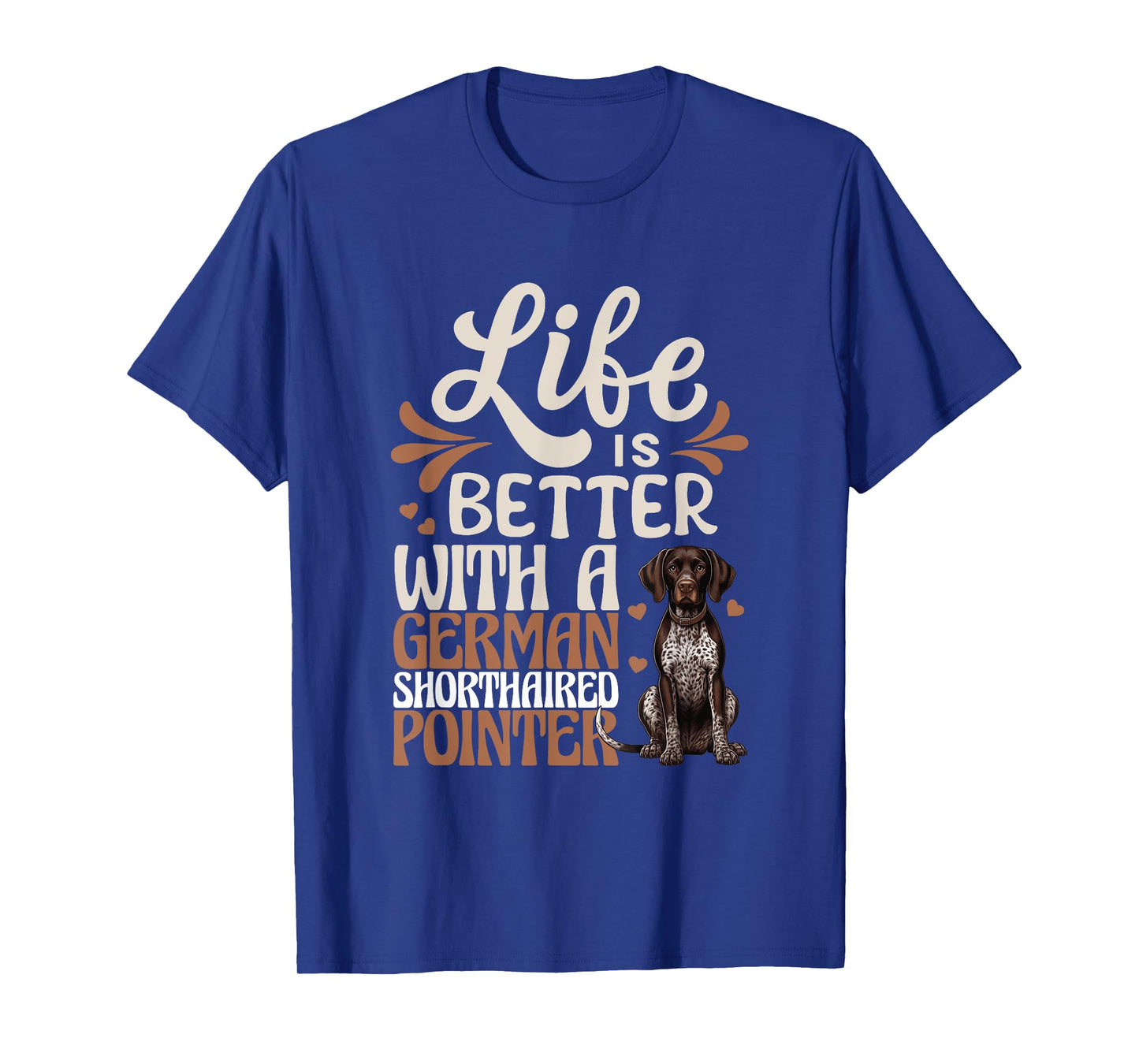 GSP Hunting Dog Lover Gun Dog German Shorthaired Pointer T-Shirt