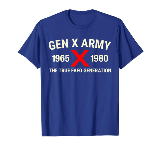 Gen X Generation 1965 1980 Gen X T-Shirt