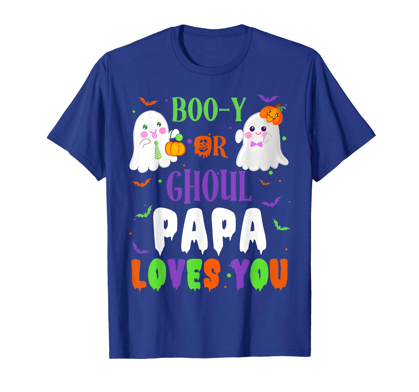 Boo-y Or Ghoul Papa Loves You Boo Halloween Baby Gender T-Shirt