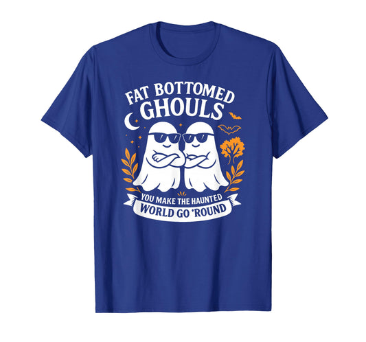 Fat Bottomed Ghouls, Curvy Halloween Girl Women T-Shirt