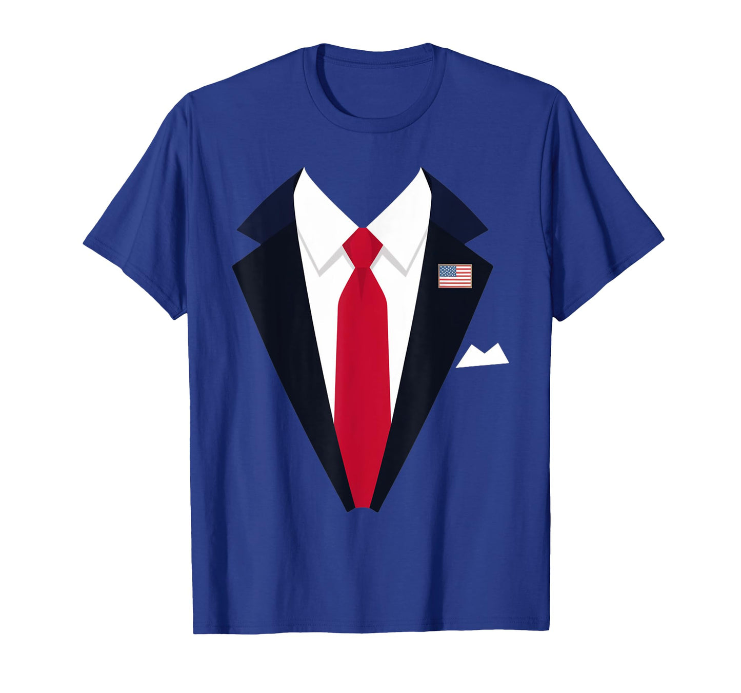 Funny USA President Suit Easy Halloween Costume T-Shirt