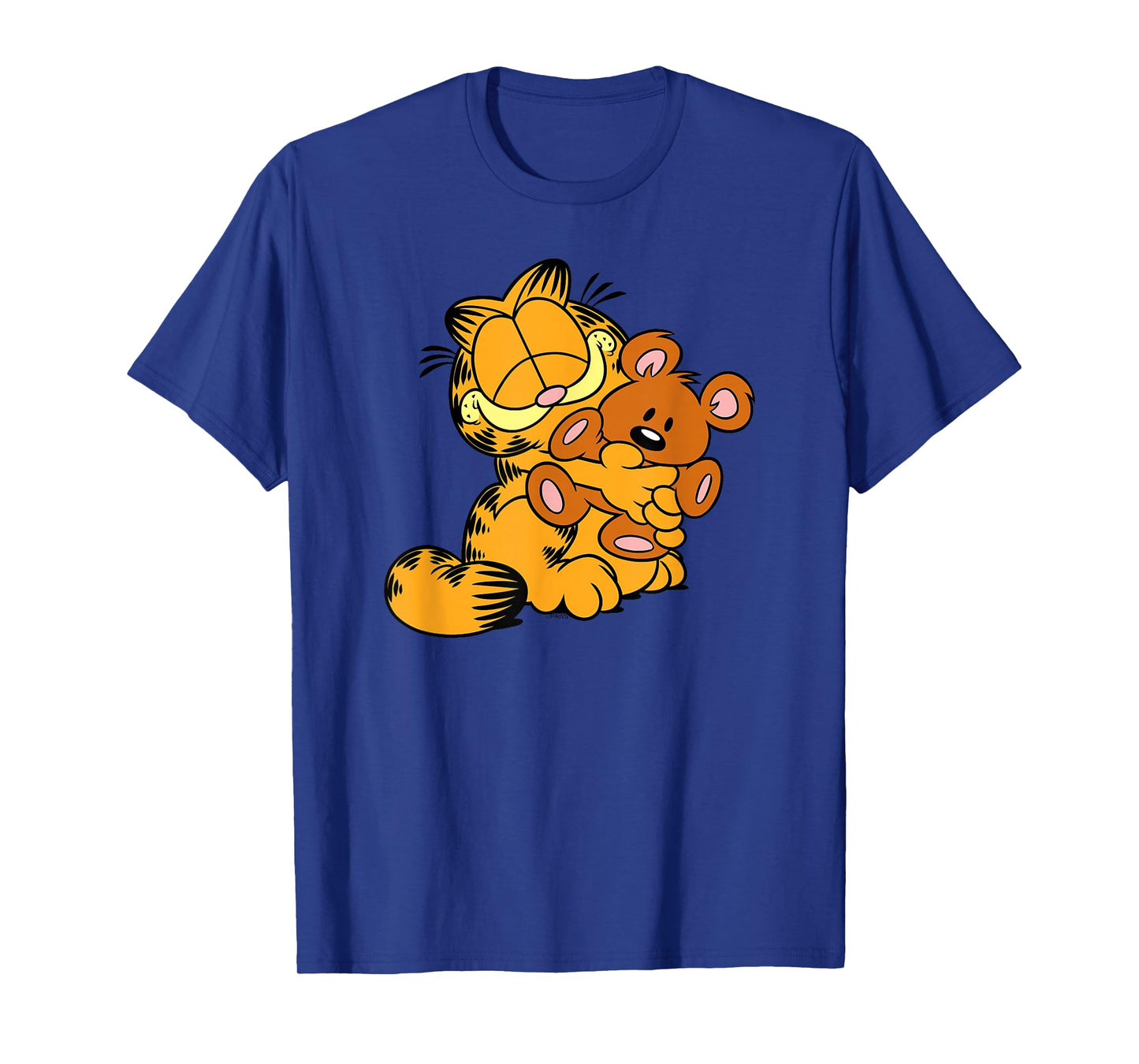Garfield Hugging Pooky Cartoon Cat T-Shirt