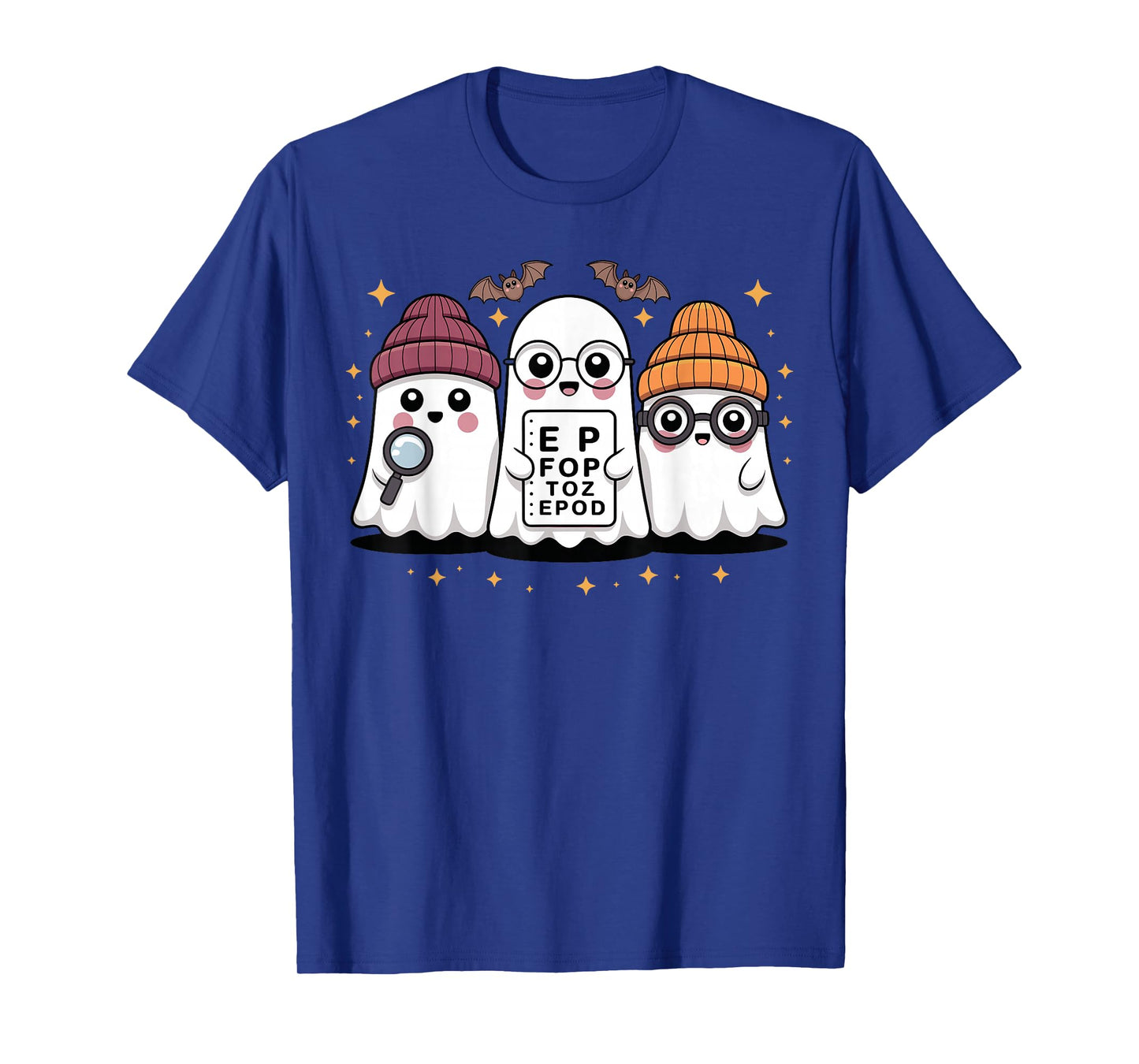 Optometry Halloween Spooky Ophthalmologist Funny Eye Doctor T-Shirt