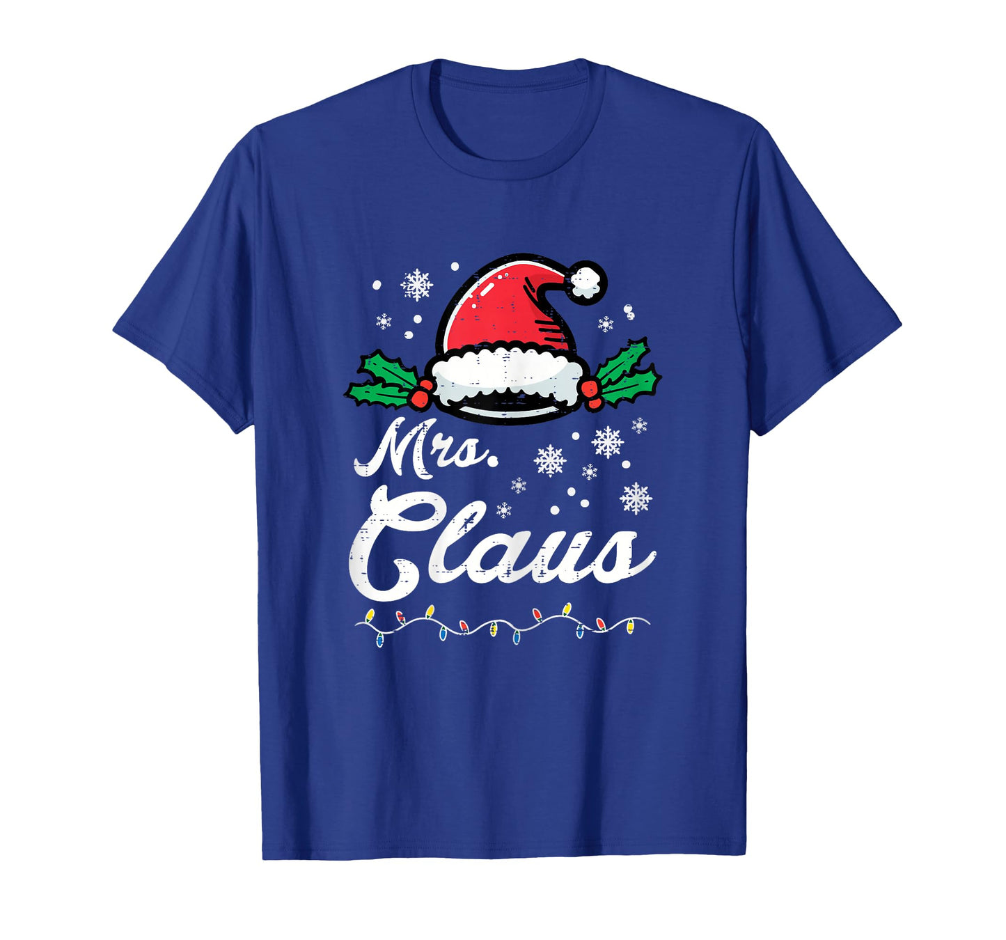 Christmas Mrs Claus Xmas Santa Family Match Mom Mama Women T-Shirt