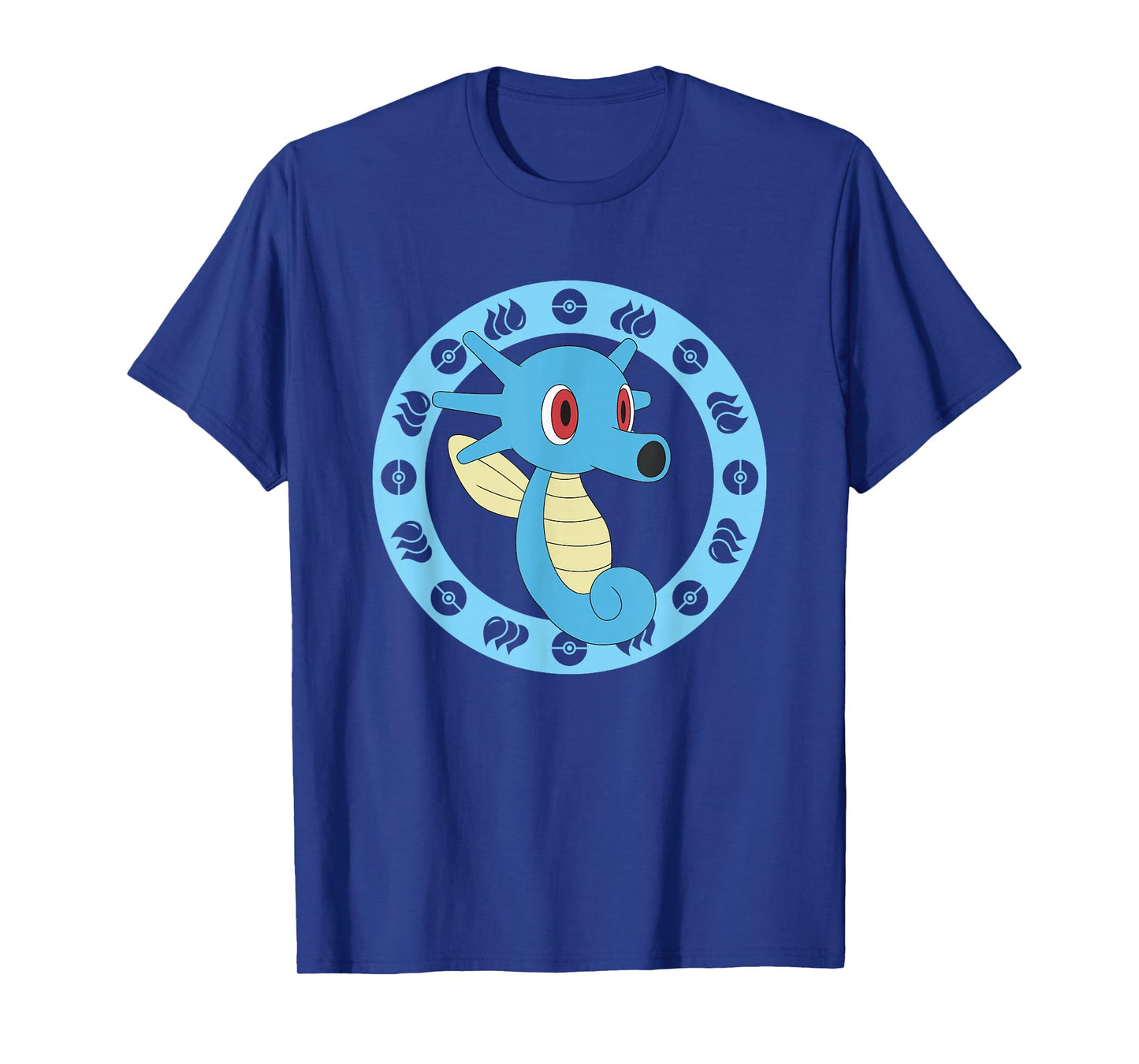 Pokémon Horsea Water Themed Cute Portrait T-Shirt