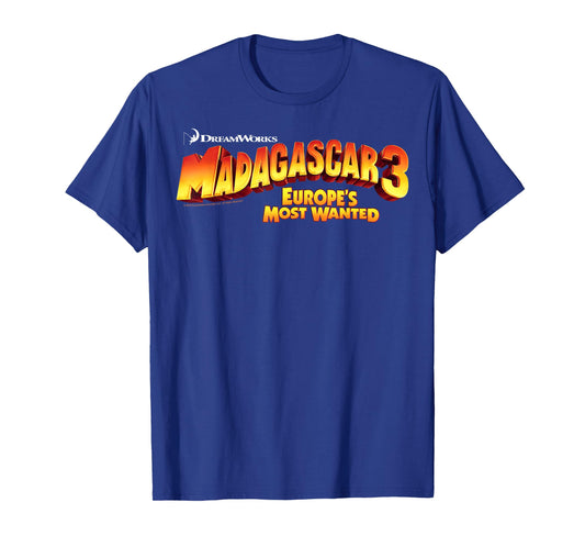 Madagascar 3 Europe's Most Wanted Classic Movie Poster T-Shirt